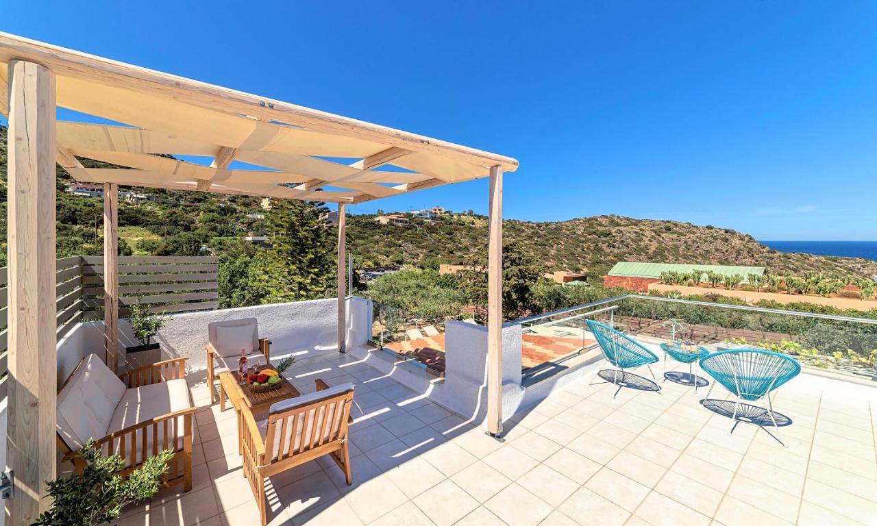 Cretan Lodge Heated Pool Agios Nikolaos Exterior foto