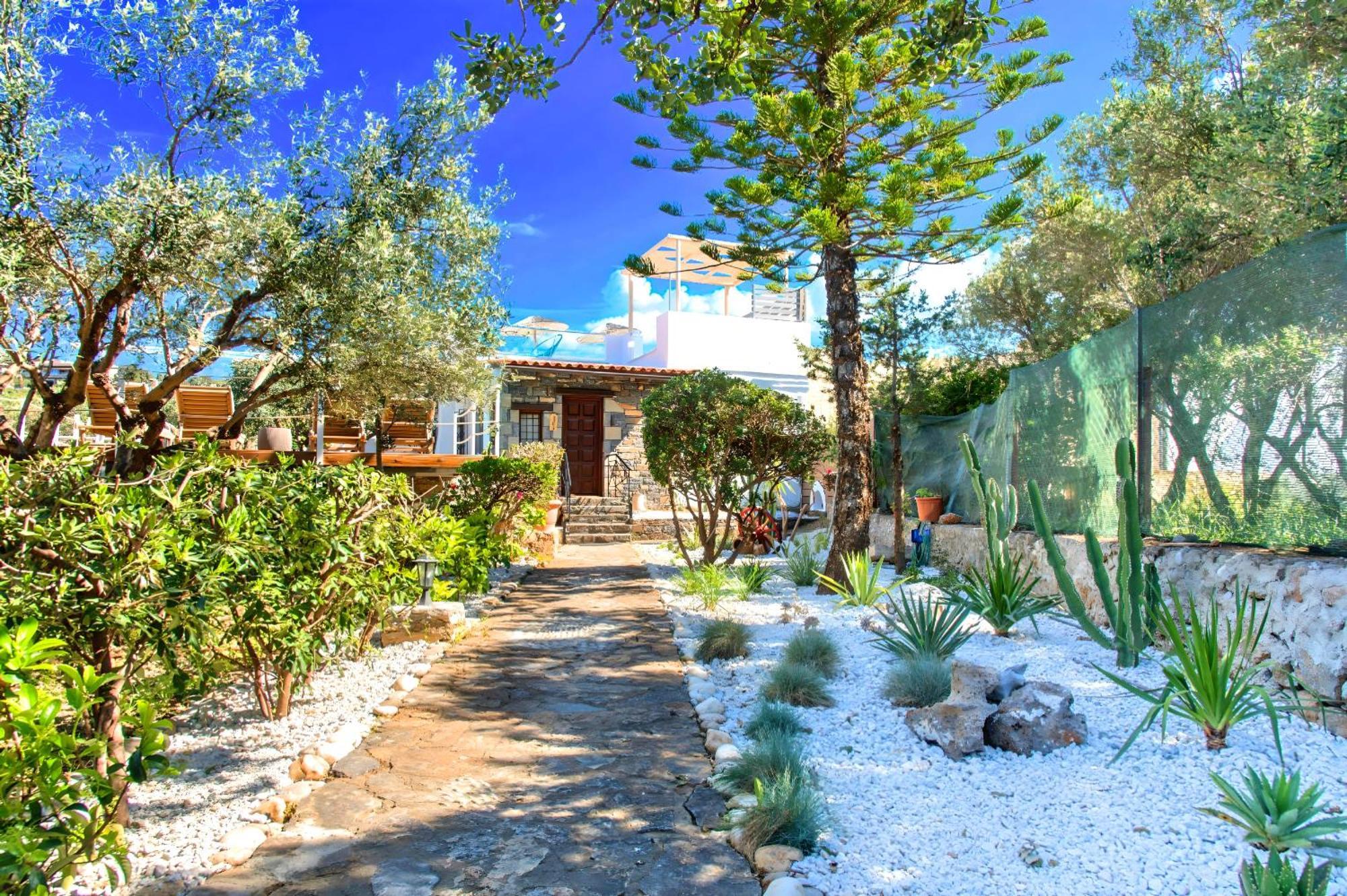Cretan Lodge Heated Pool Agios Nikolaos Exterior foto